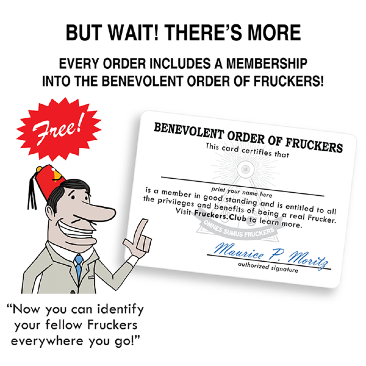 Membership Card | Party Pack | Oh Fruck!